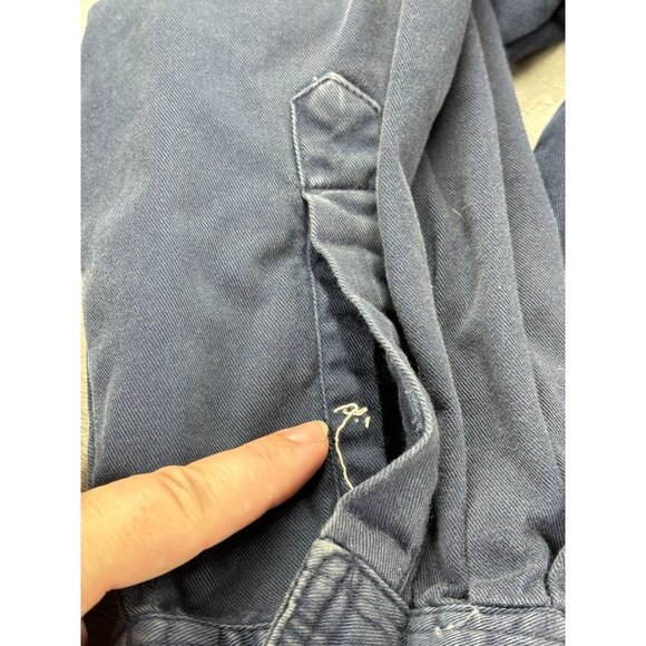 Vtg Coleman Flannel-Lined Denim Shirt Jacket Shacket Casual Outerwear Chore Barn - Picture 3 of 10